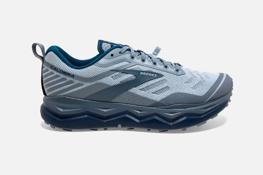 Zapatillas Trail Brooks Caldera 4 Hombre Azules/Azul Marino/Gris España XLIR20896